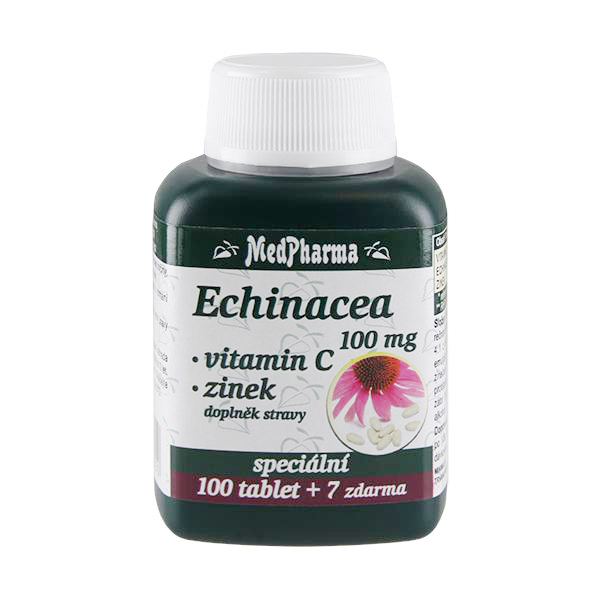 Echinacea 100 mg + vitamin C + zinek