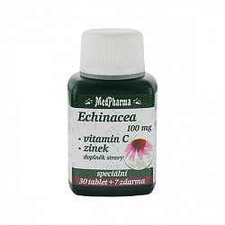 Echinacea 100 mg + vitamin C + zinek