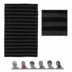 Multifunkční šátek s pruhy Sensor Tube Merino Wool