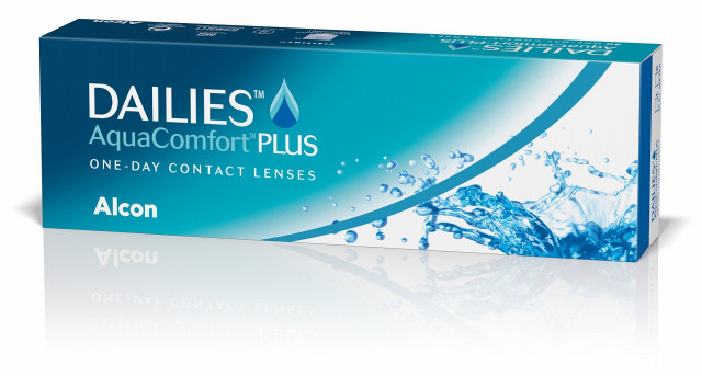Denní kontaktní čočky Dailies AquaComfort Plus, 30 ks v balení