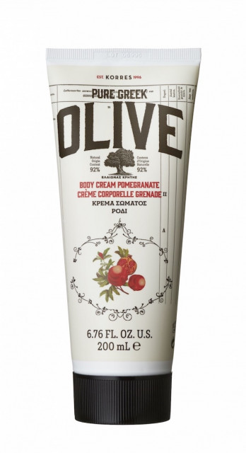 Hydratační tělové mléko s vůní granátového jablka Pure Greek Olive 200 ml