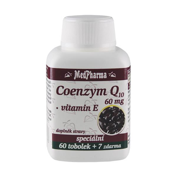 Coenzym Q10 60 mg + vitamin E, 67 tobolek