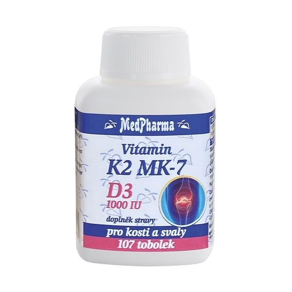 Vitamin K2 MK-7 + D3 1000 IU, 107 tobolek