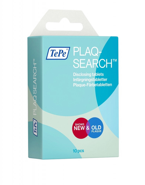 Tablety pro indikaci zubního plaku TePe PlaqSearch 10 ks