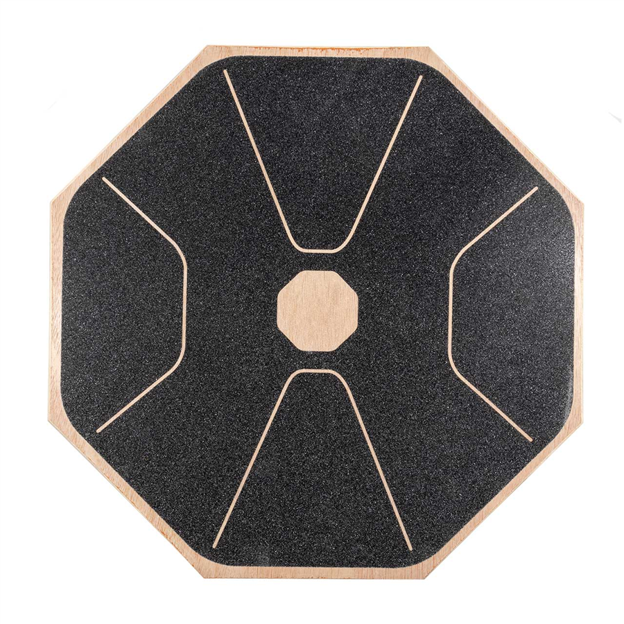 Balanční deska - dřevěná, osmiúhelník