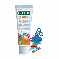 Gelová zubní pasta pro školáky GUM Junior Monsters 50 ml