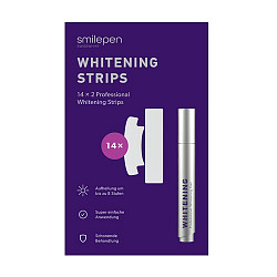 Sada bělicích pásek a gelového pera Smilepen Whitening Strips