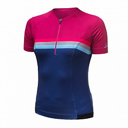 Dámský cyklistický dres kr. rukáv Sensor Cyklo Tour Stripes